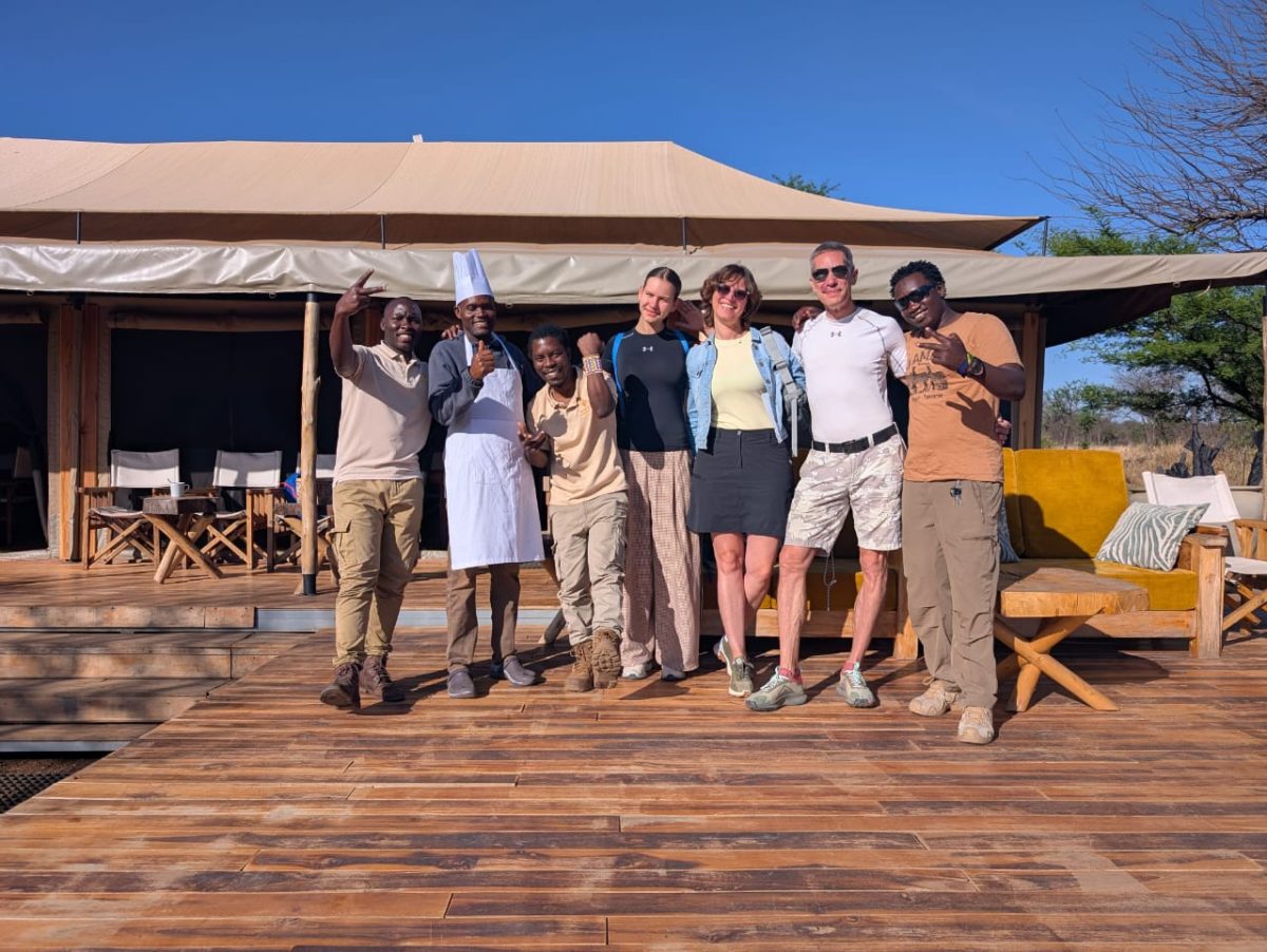 A warm welcome at camp